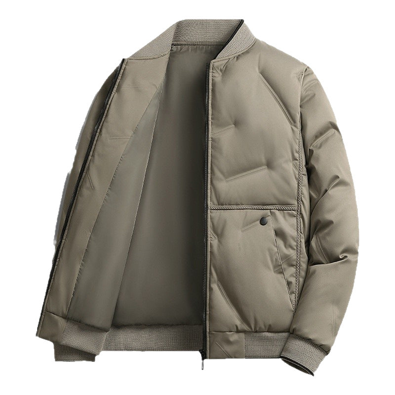 Veste d'hiver pour homme avec col baseball
