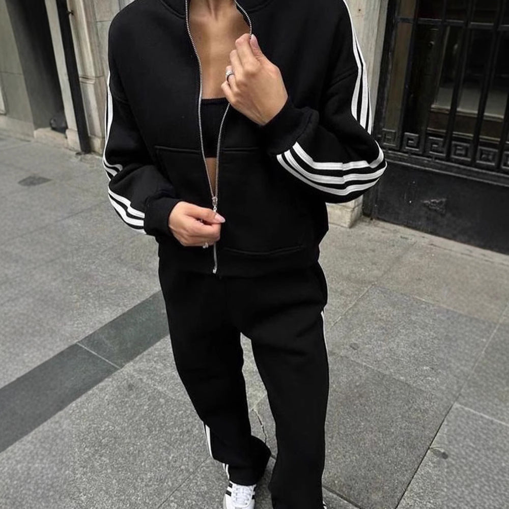 Women's 2-piece tracksuit | sweatshirt &amp; pants, street style,