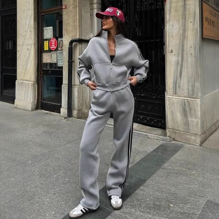Women's 2-piece tracksuit | sweatshirt &amp; pants, street style,