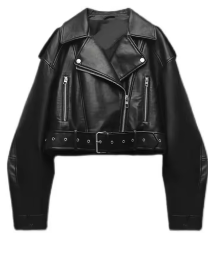 Women's Oversized Vintage PU Leather Jacket