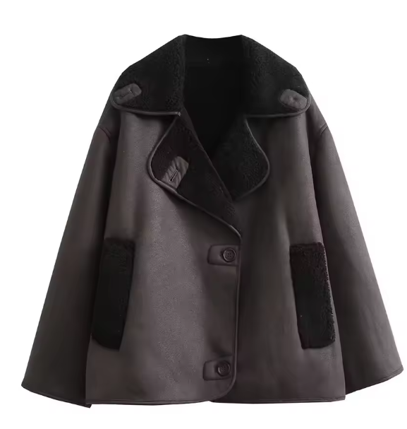 Luneva™ Ferune Leder-trench