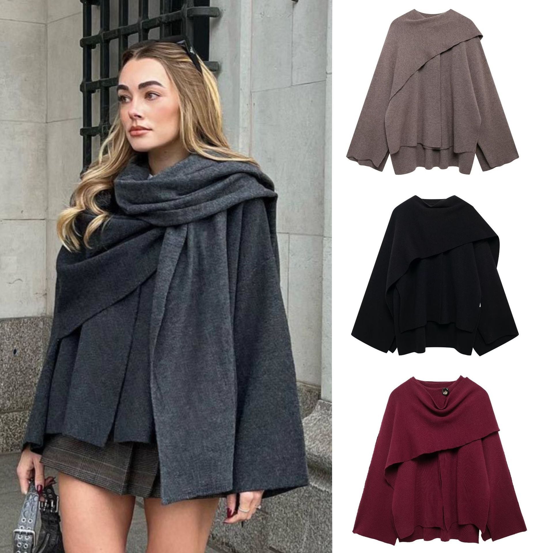 Luneva™ Rivolienne Wickelmantel