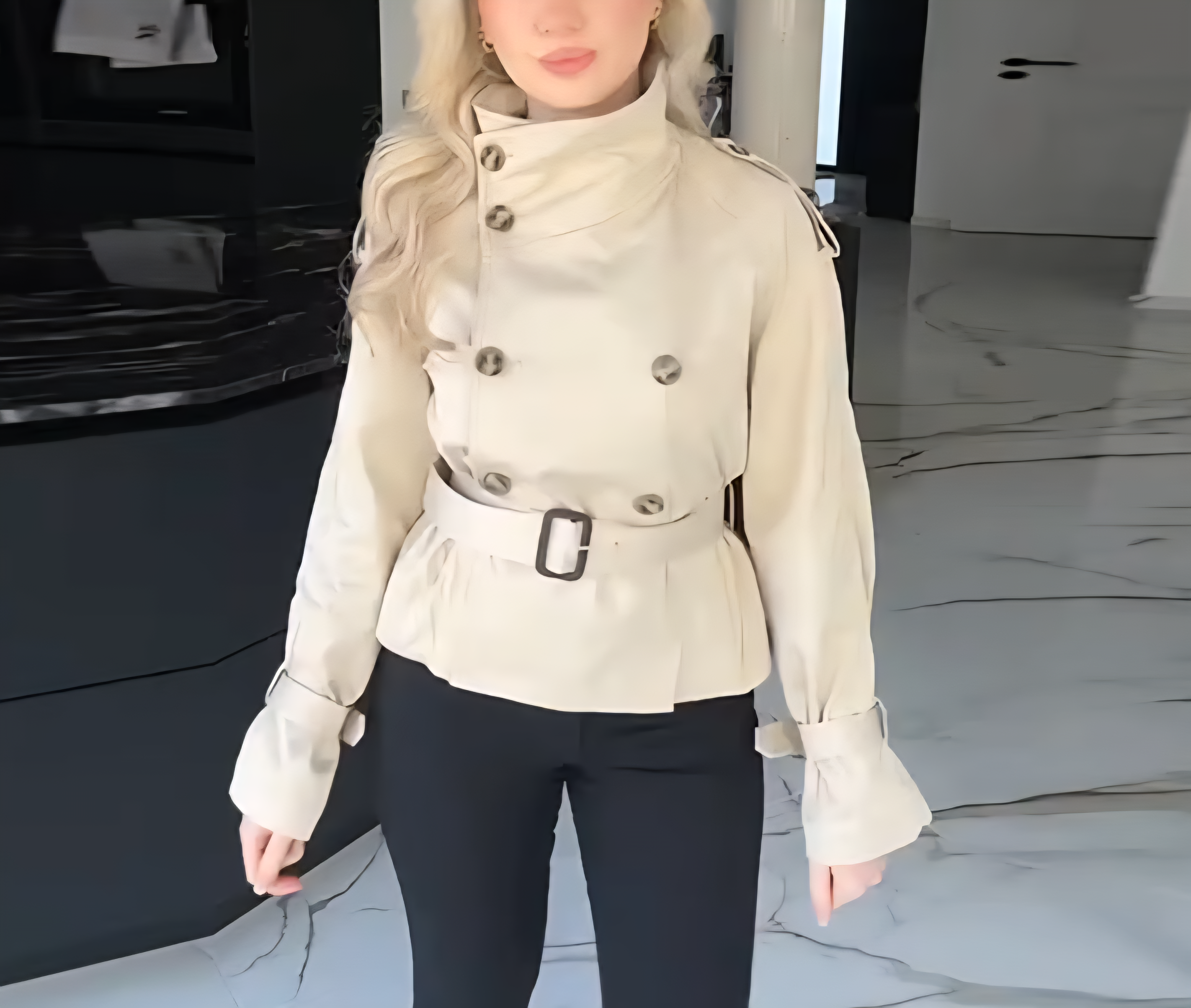 Luneva™ Vanyrel kurzer Trenchcoat